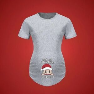 Gray Christmas Kids Shirt